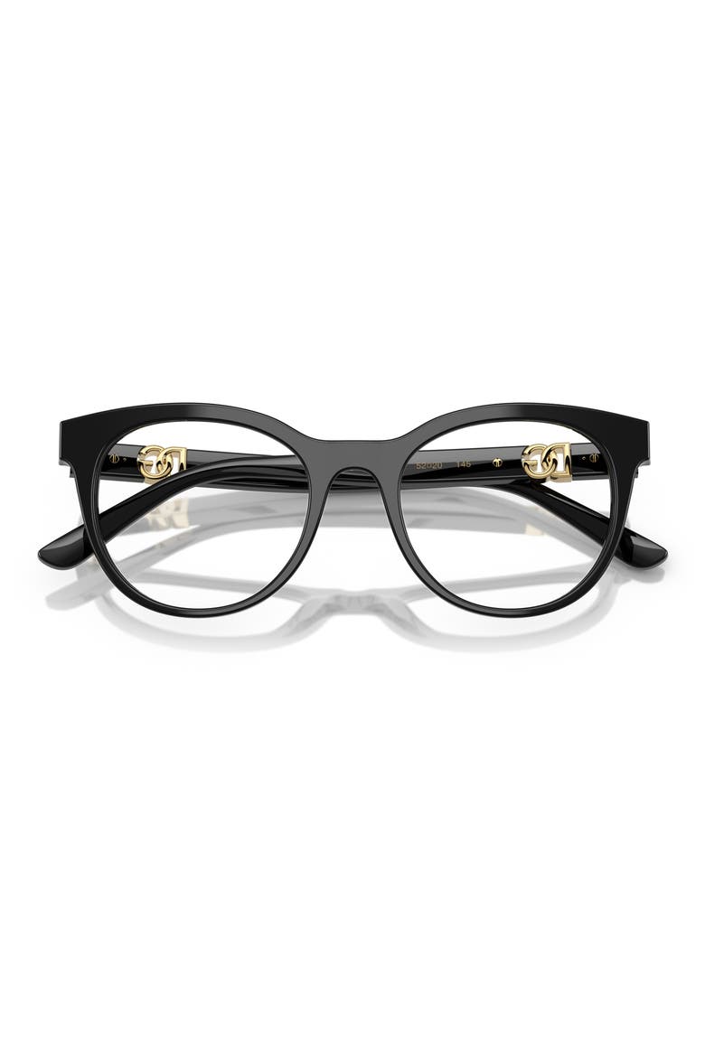 52mm Phantos Optical Glasses, Alternate, color, BLACK