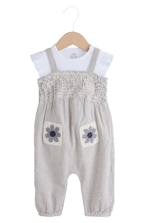 Crochet Pocket Romper & T-Shirt Set (Baby)
