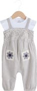 NEXT Crochet Pocket Romper & T-Shirt Set