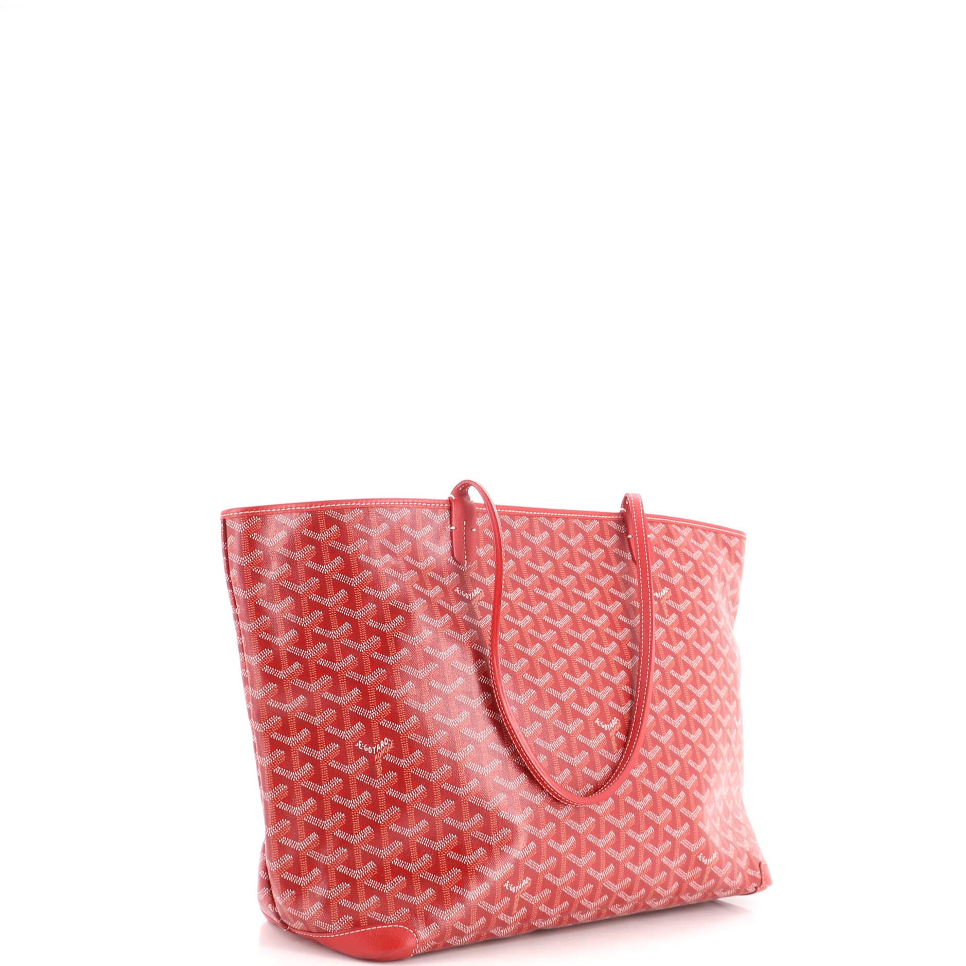 Artois Tote Coated Canvas MM, Alternate, color, Red