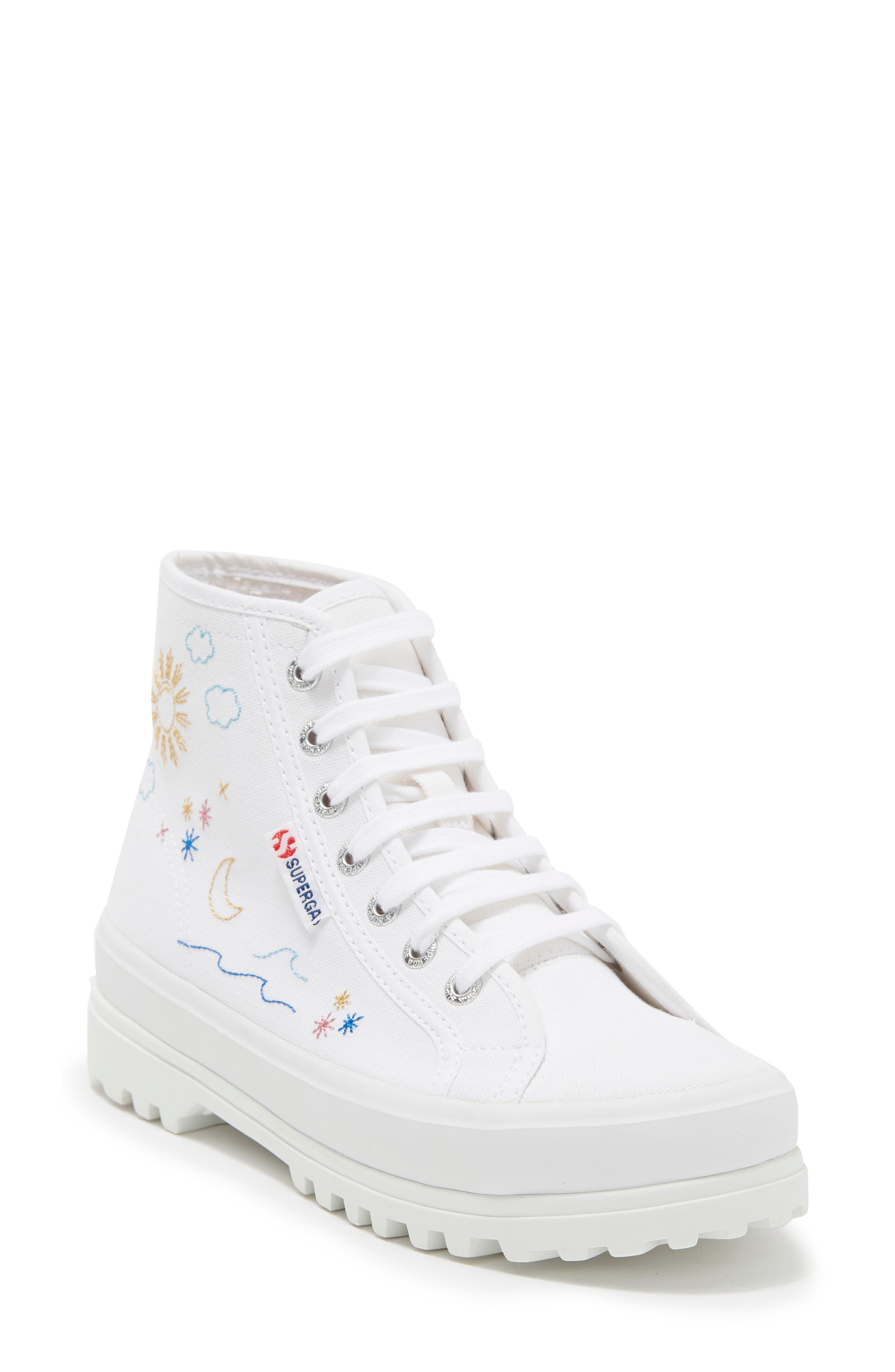 Superga 2341 Alpina Embroidered High Top Sneaker, Main, color, 