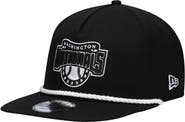 New Era Men's New Era Black Washington Nationals Golfer Snapback Hat