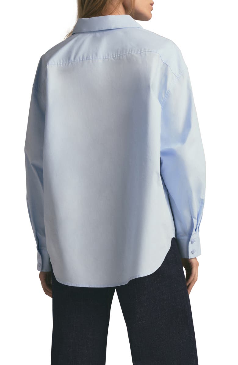 Favorite Daughter The Doors Always Open Oxford Shirt, Alternate, color, Powder Blue