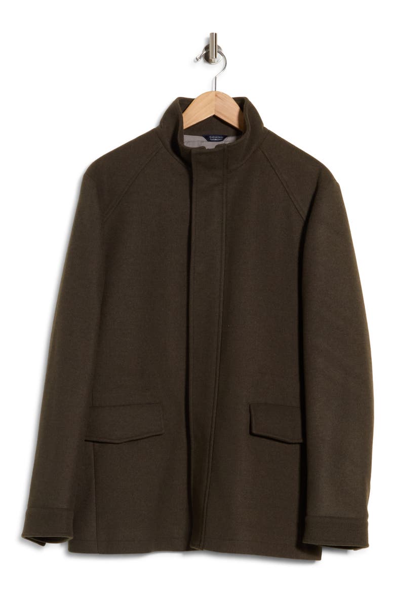 Military Car Coat, Alternate, color, OLIVE