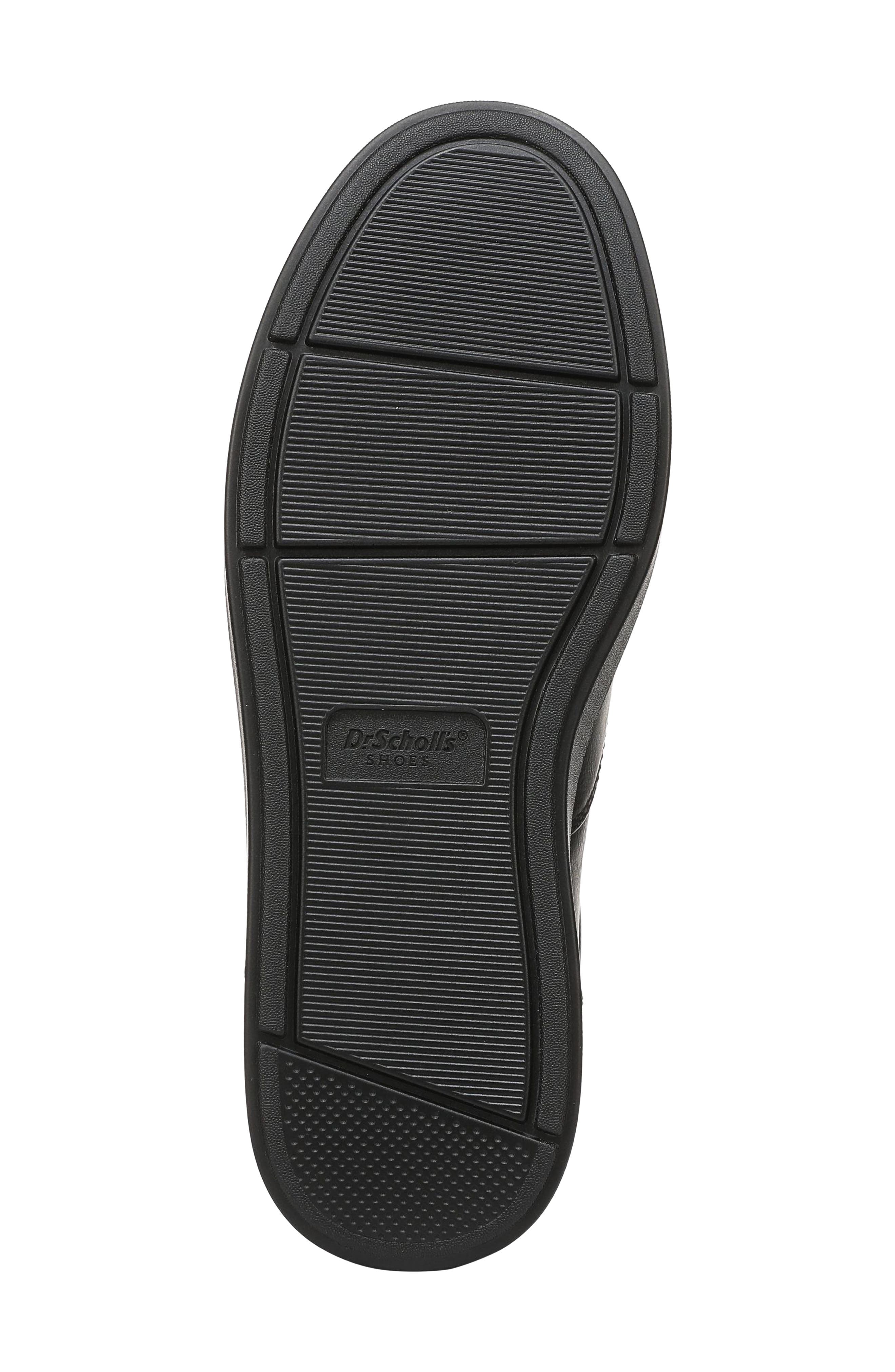 City Cloud Faux Leather Slip On Sneaker, Alternate, color, BLACK/ BLACK FAUX LEATHER