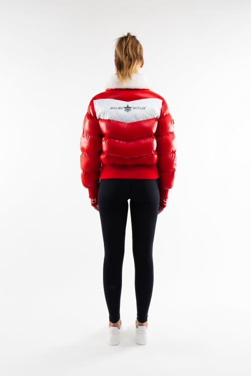Malibu Ski Club Apres Slick Bomber In Red