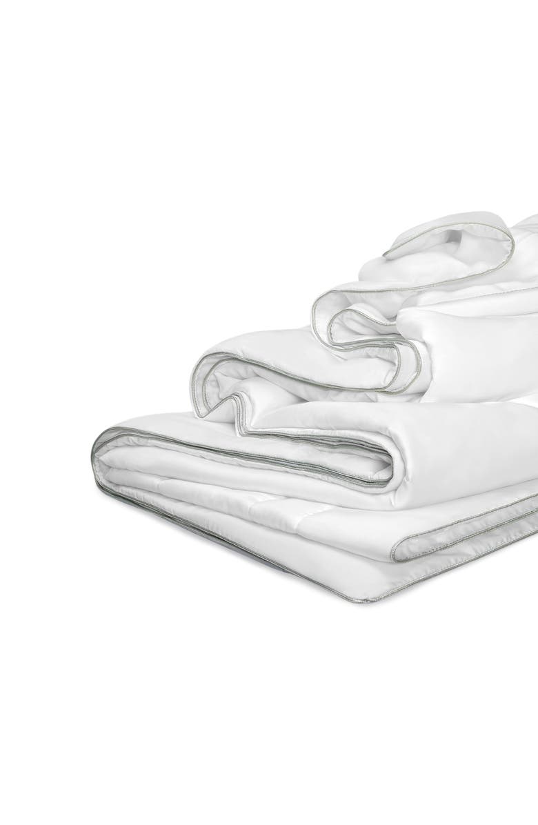 Togas Ilbama eucalyptus fiber comforter, Alternate, color, White