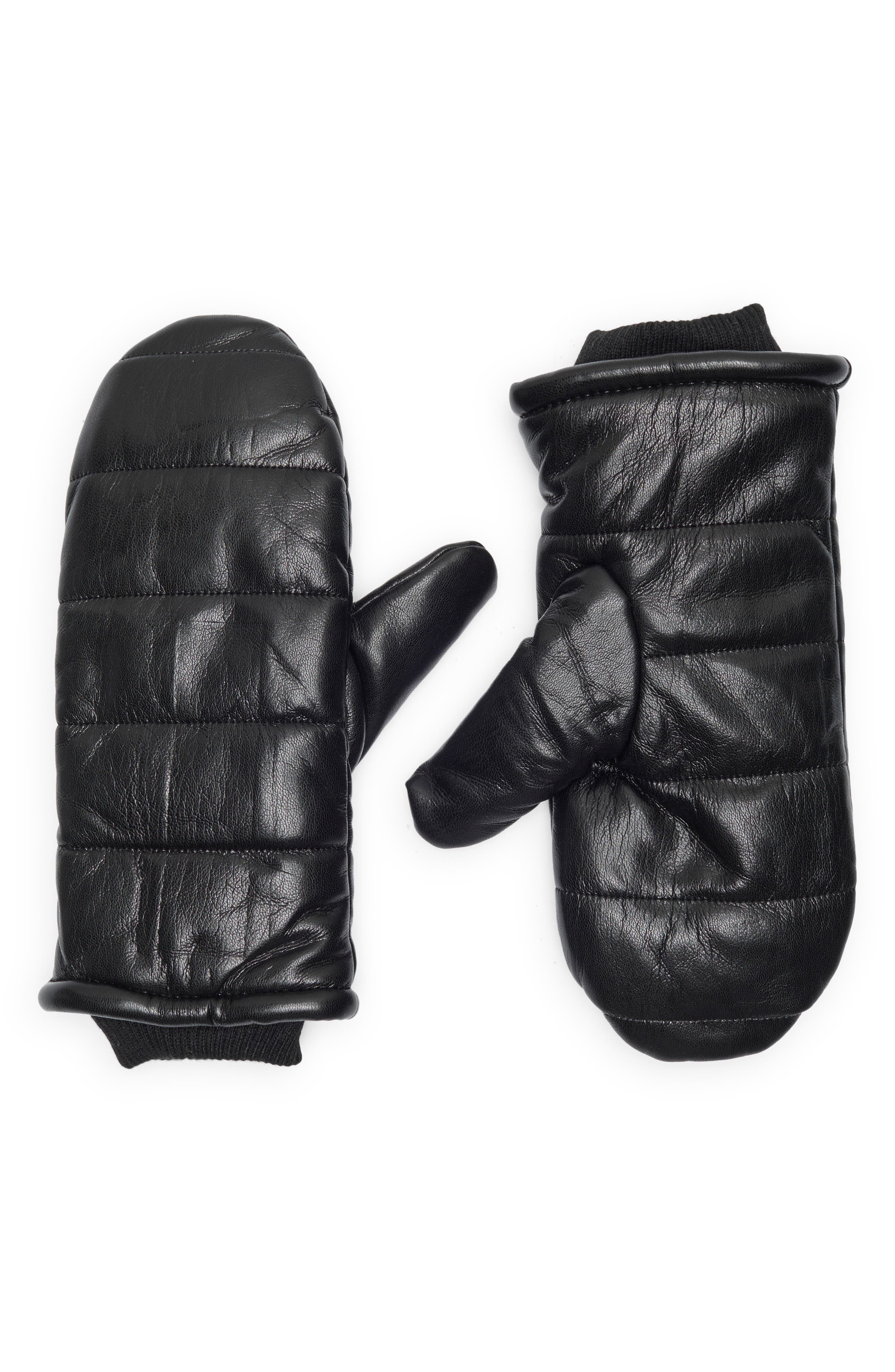 BCBG Quilted Puffer Mittens