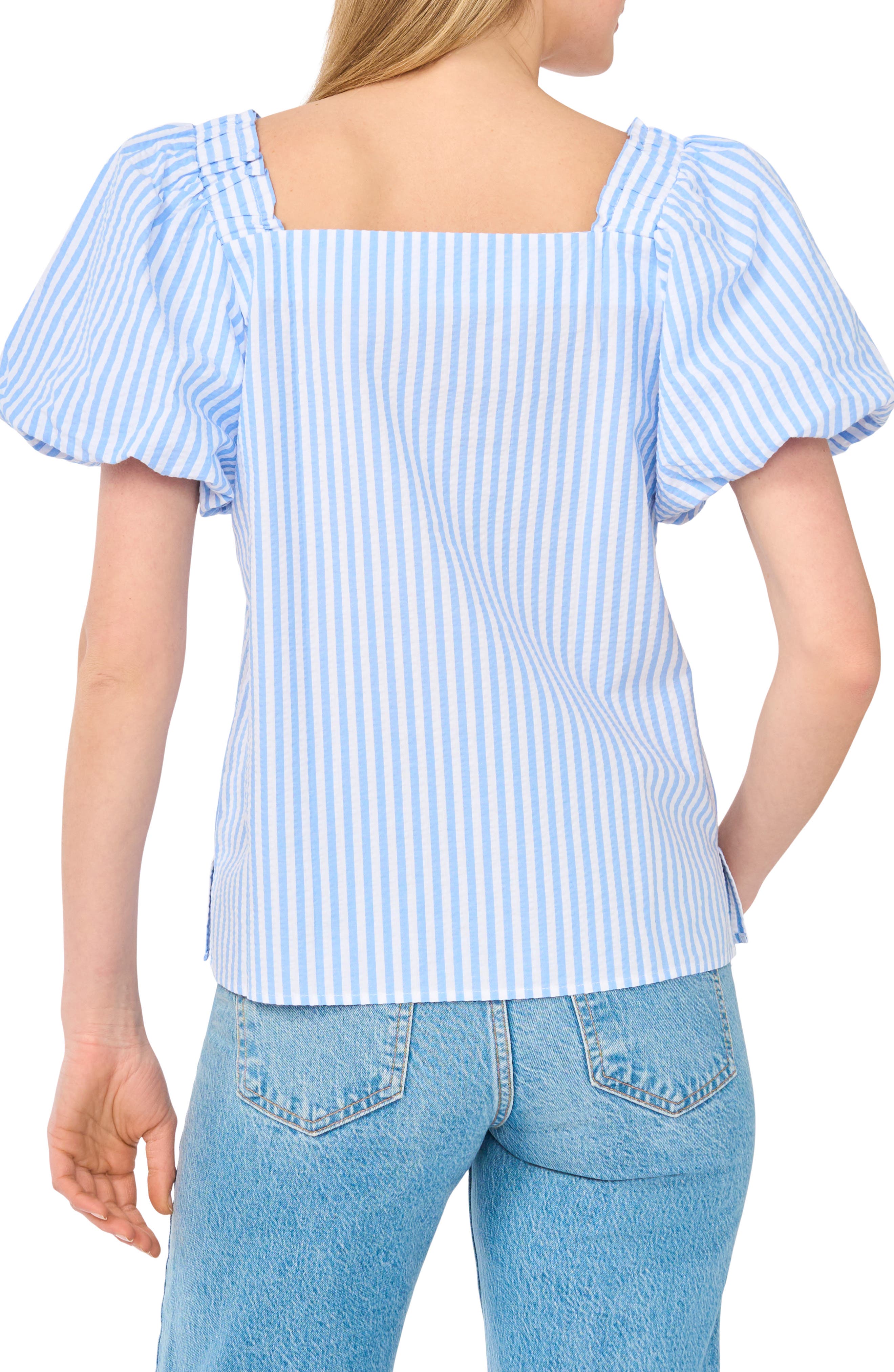 Puff Sleeve Cotton Top - image 4