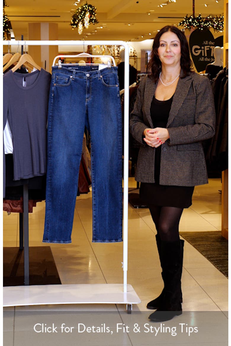 Sandra Low Rise Slim Straight Leg Jeans video