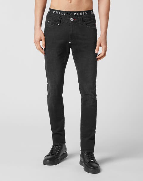 Denim Trousers Slim Fit Basic Men