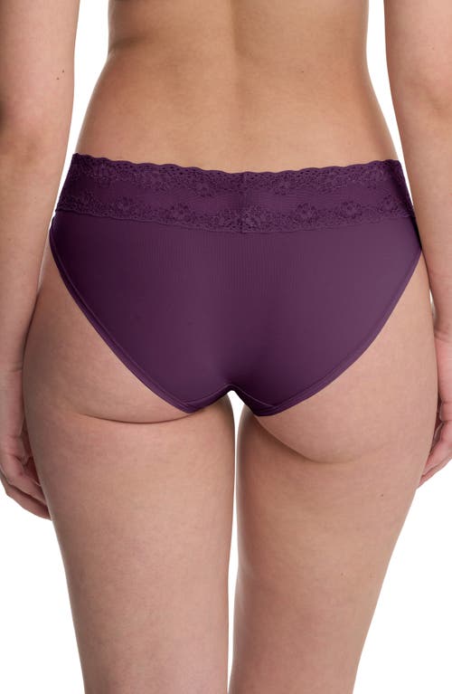 Natori Bliss Perfection One Size French Cut Briefs In Purple