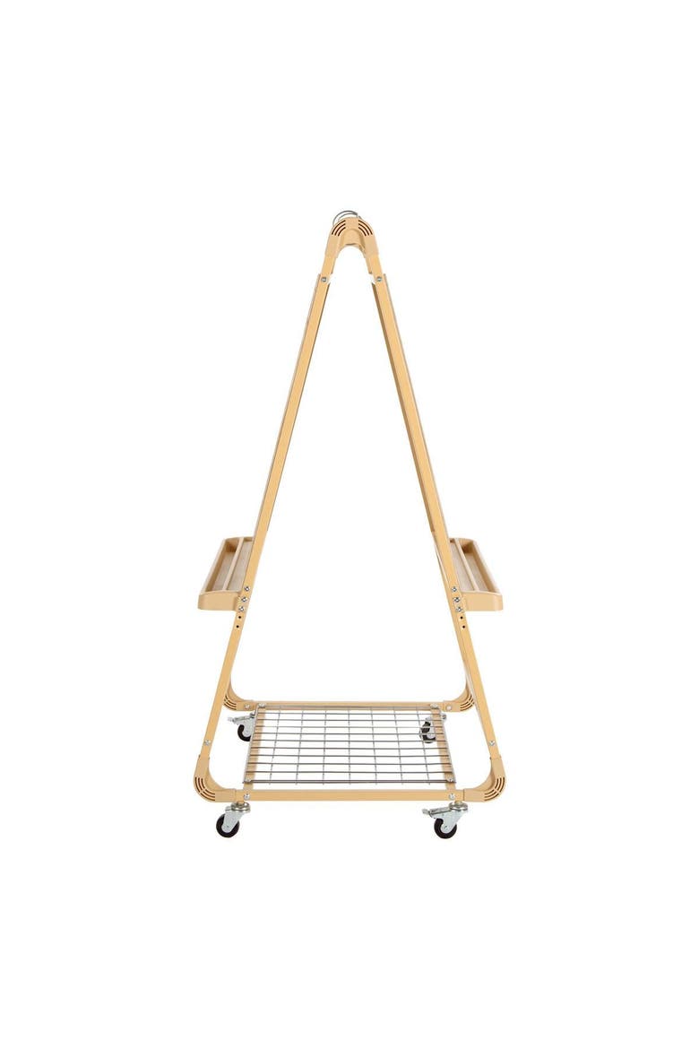 Mobile Teachers Easel, Alternate, color, Beige