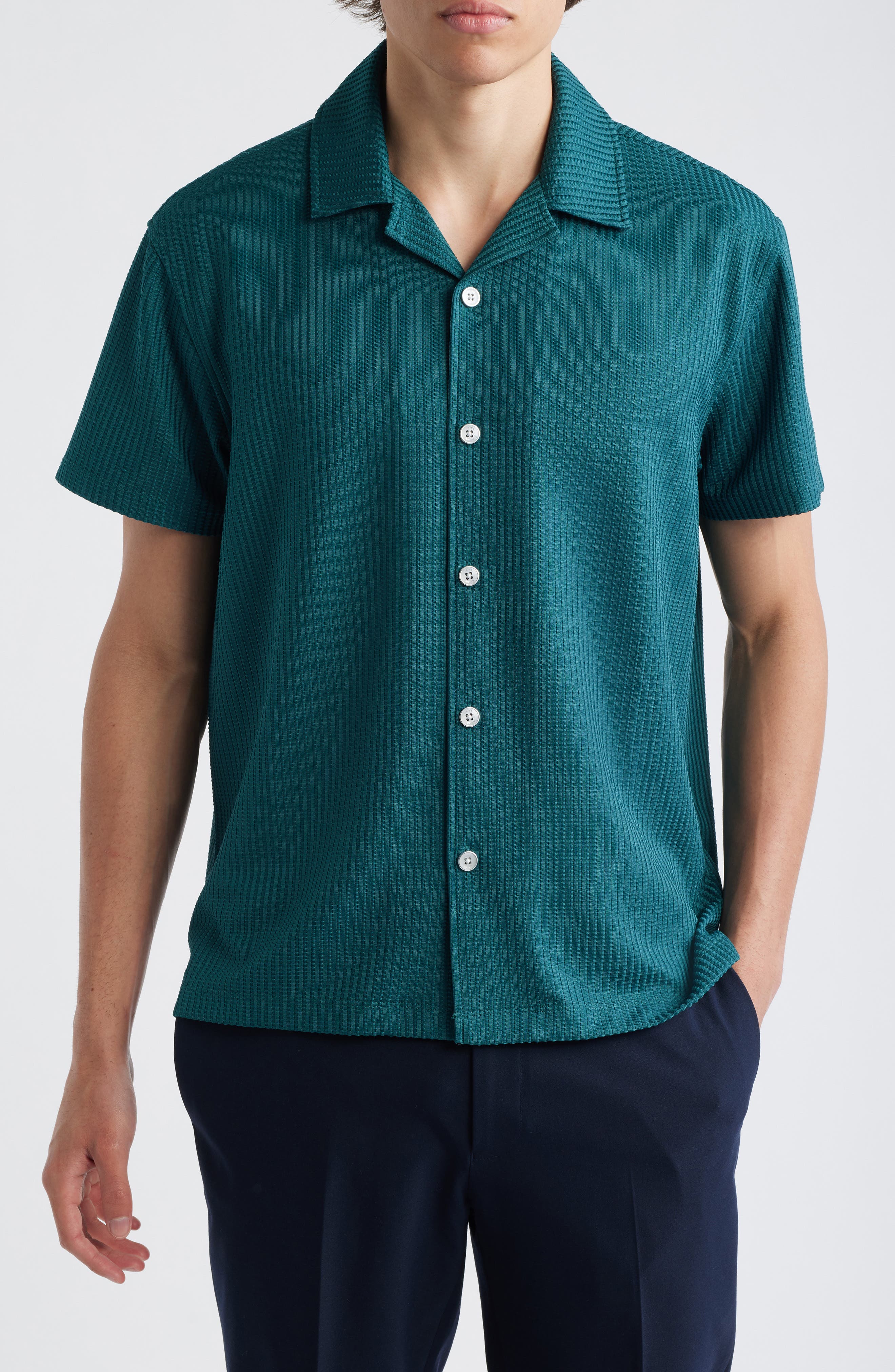 Warwick Texture Camp Shirt - image 5