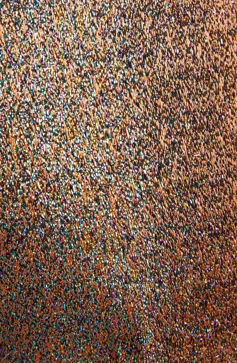 Dries Van Noten Poumas Metallic Ankle Trousers, Alternate, color, 