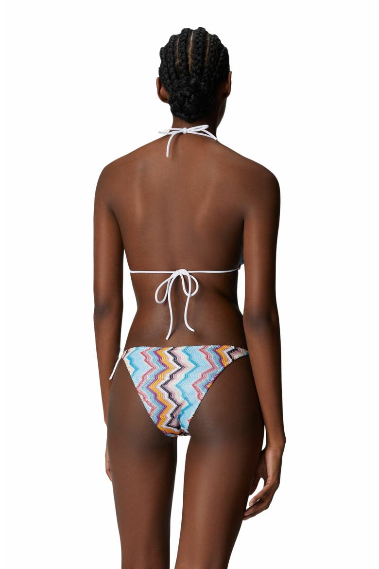 Classic Viscose And Lamé Bikini, Alternate, color, Multicoloured
