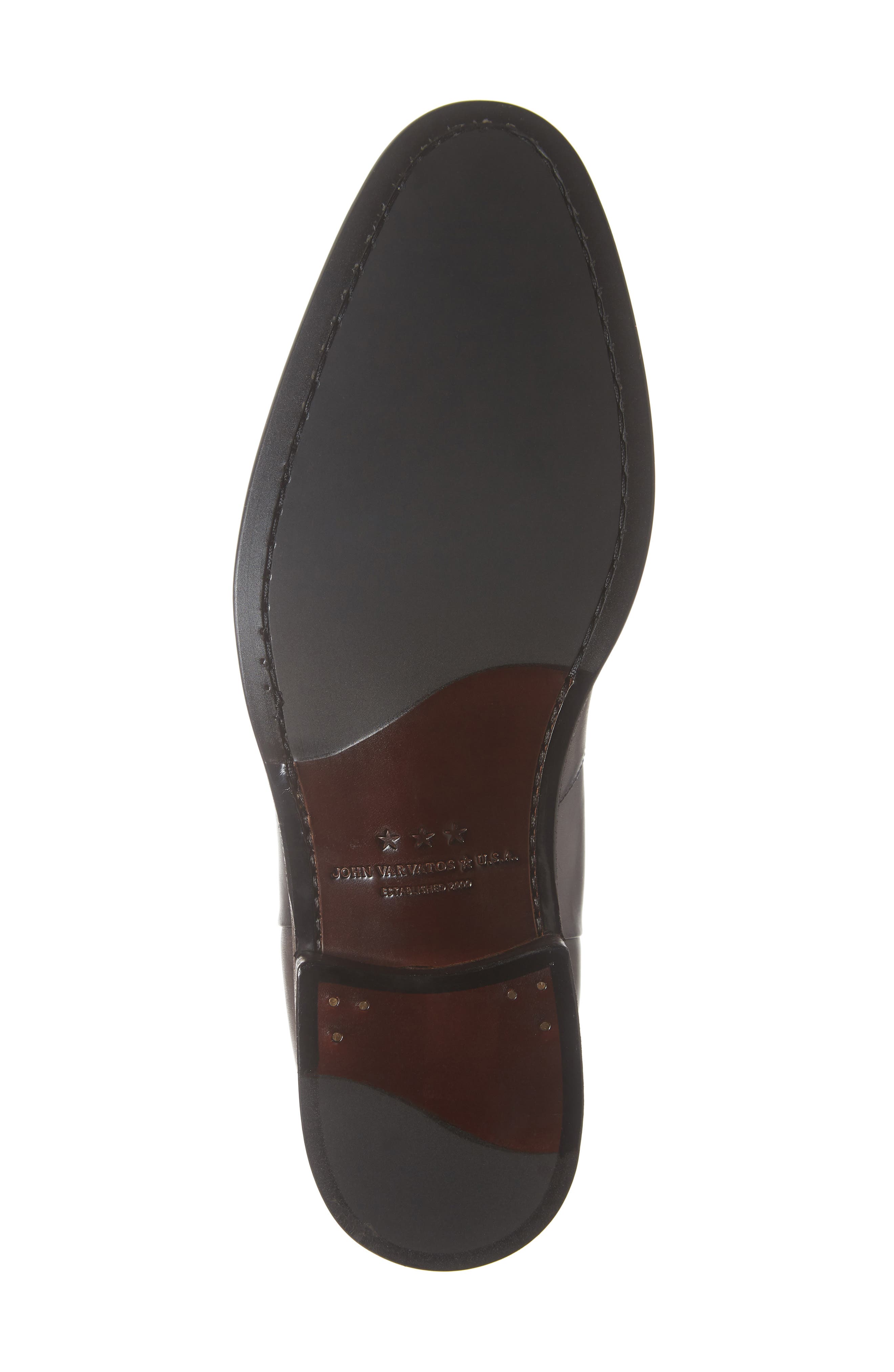 NYC Back Zip Boot, Alternate, color, WOOD BROWN LEATHER