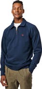 Aubin Dunster Zip Neck Sweatshirt