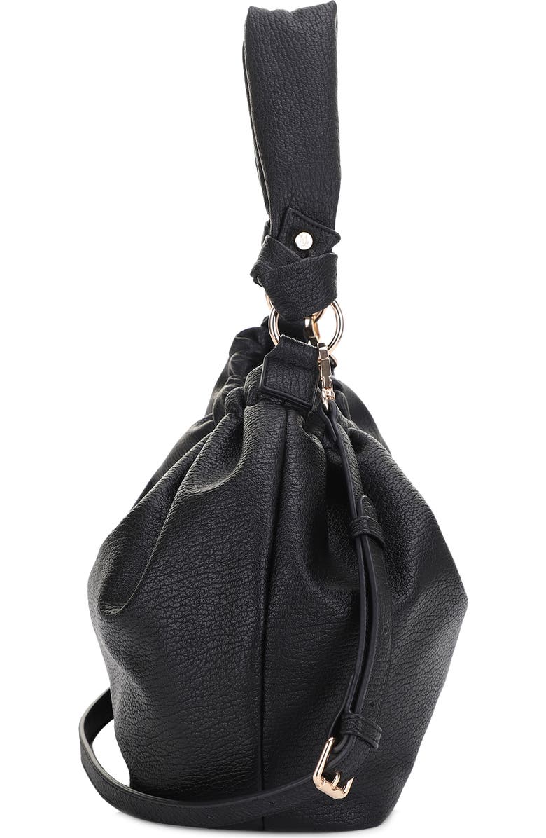 Mali + Lili Nala Recycled Vegan Leather Hobo Crossbody Bag, Alternate, color,