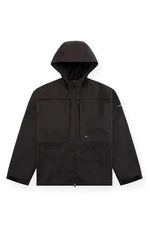 Planes Hooded Cotton Blend Jacket