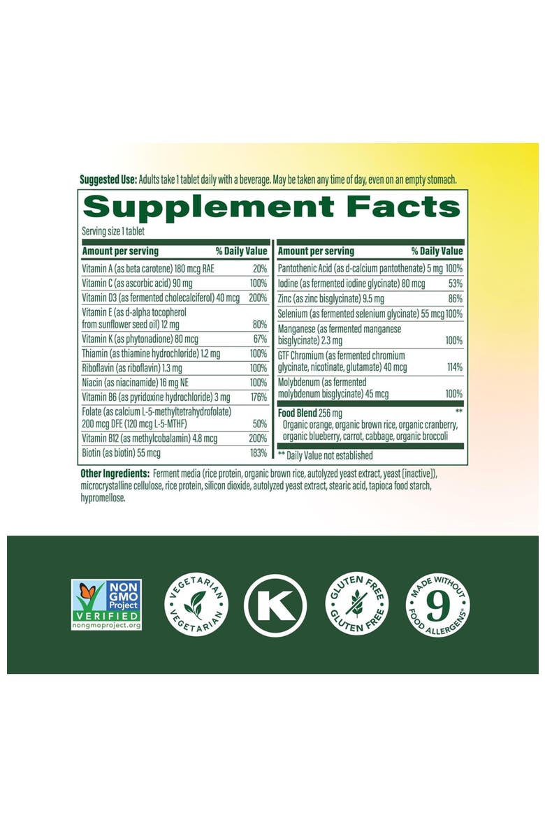 One Daily Multivitamin for Women 55+ with Methylated B12, Healthy Aging, Vegetarian, 90 Tablets, Alternate, color, None