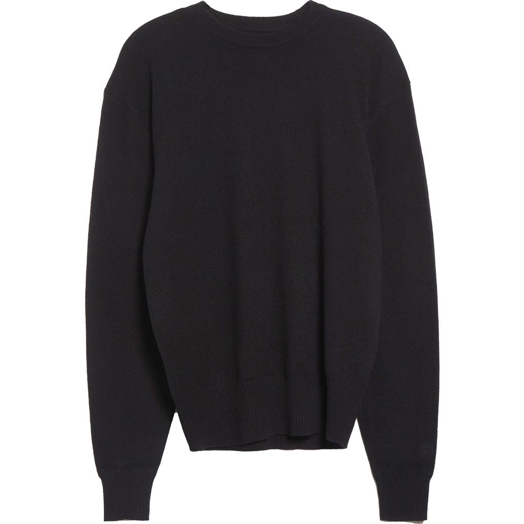 Totême Toteme Classic Cashmere Crewneck Sweater In Black