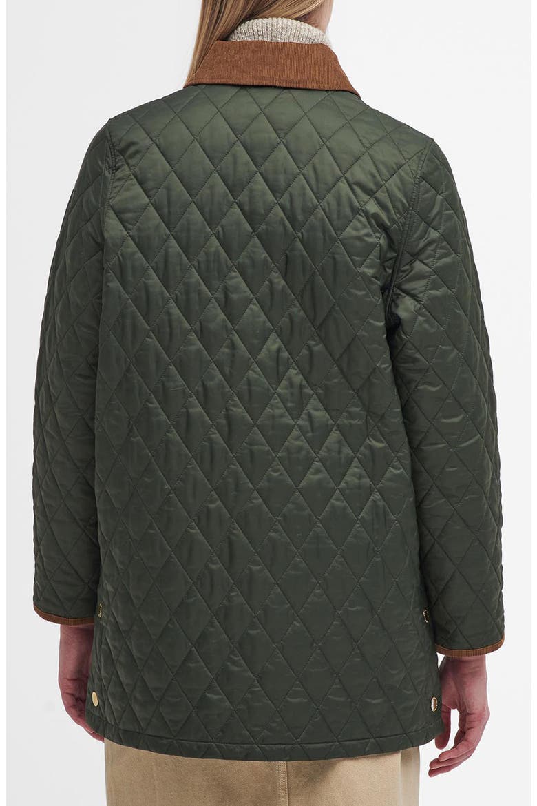 Anniversary Modern Liddesdale Quilted Jacket, Alternate, color, OLIVE/ CLASSIC