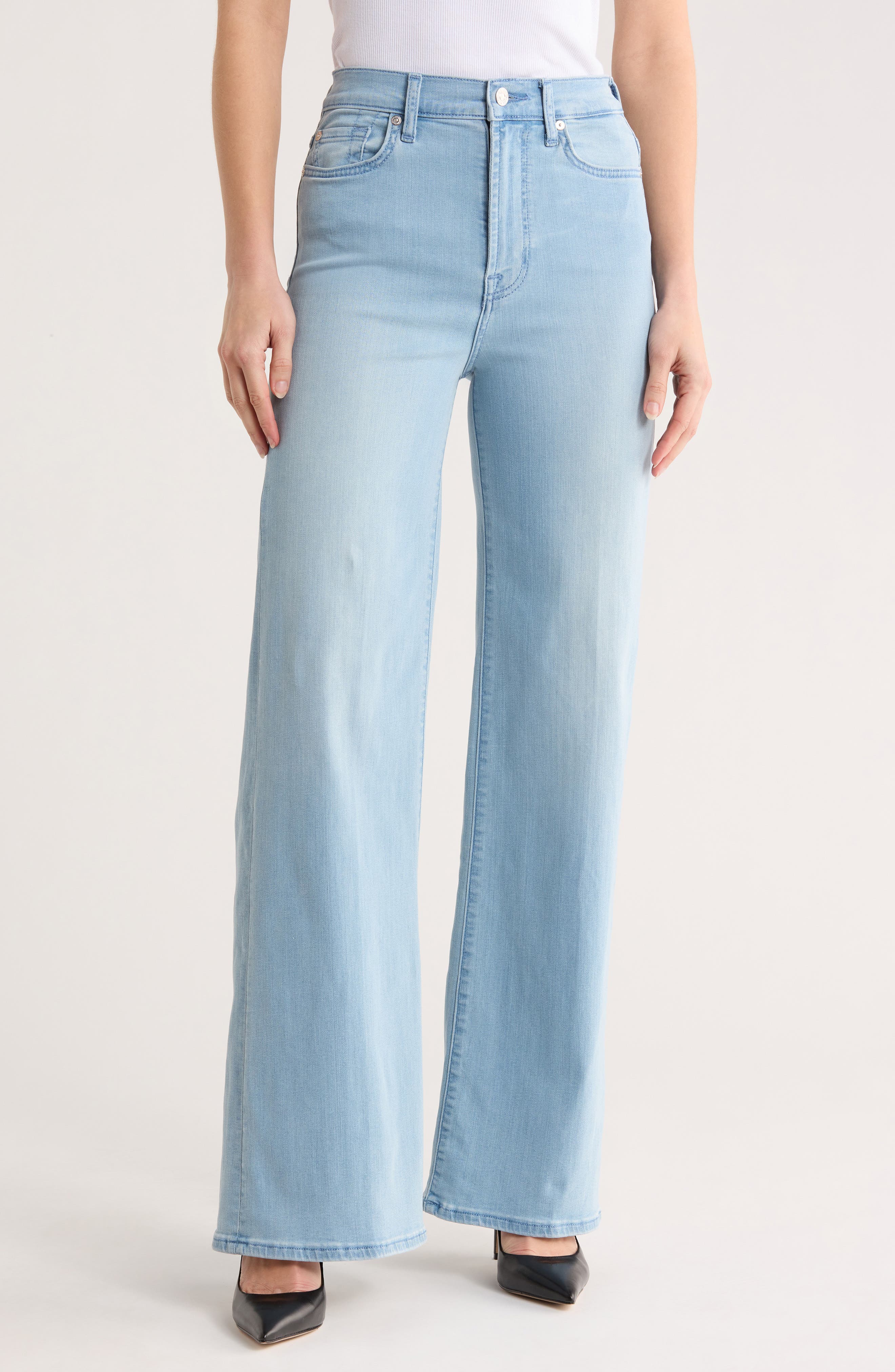 7 For All Mankind Ultra High Rise Wide Leg Jeans