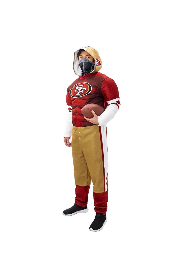 Men's Scarlet San Francisco 49ers Game Day Costume, Alternate, color, Scarlet