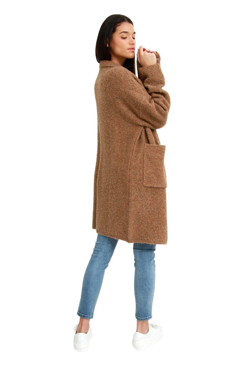 Days Go By Sustainable Blazer Cardigan, Alternate, color, Camel