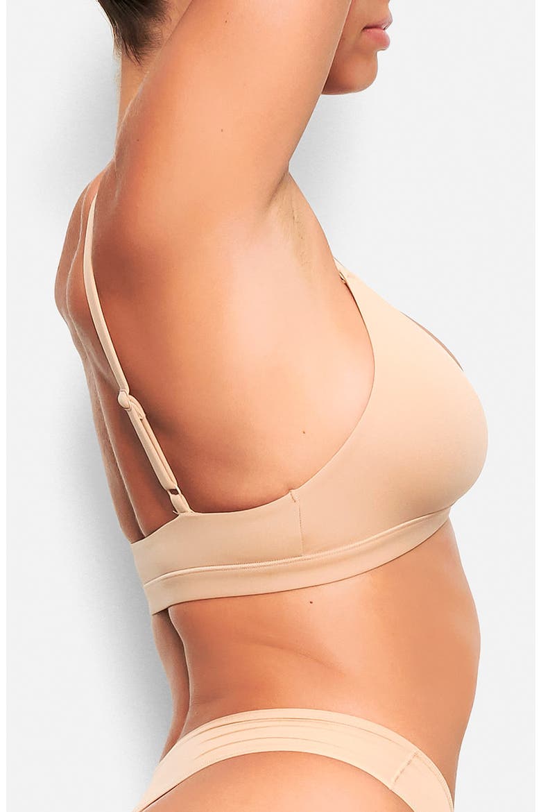 Fits Everybody Triangle Bralette, Alternate, color, CLAY