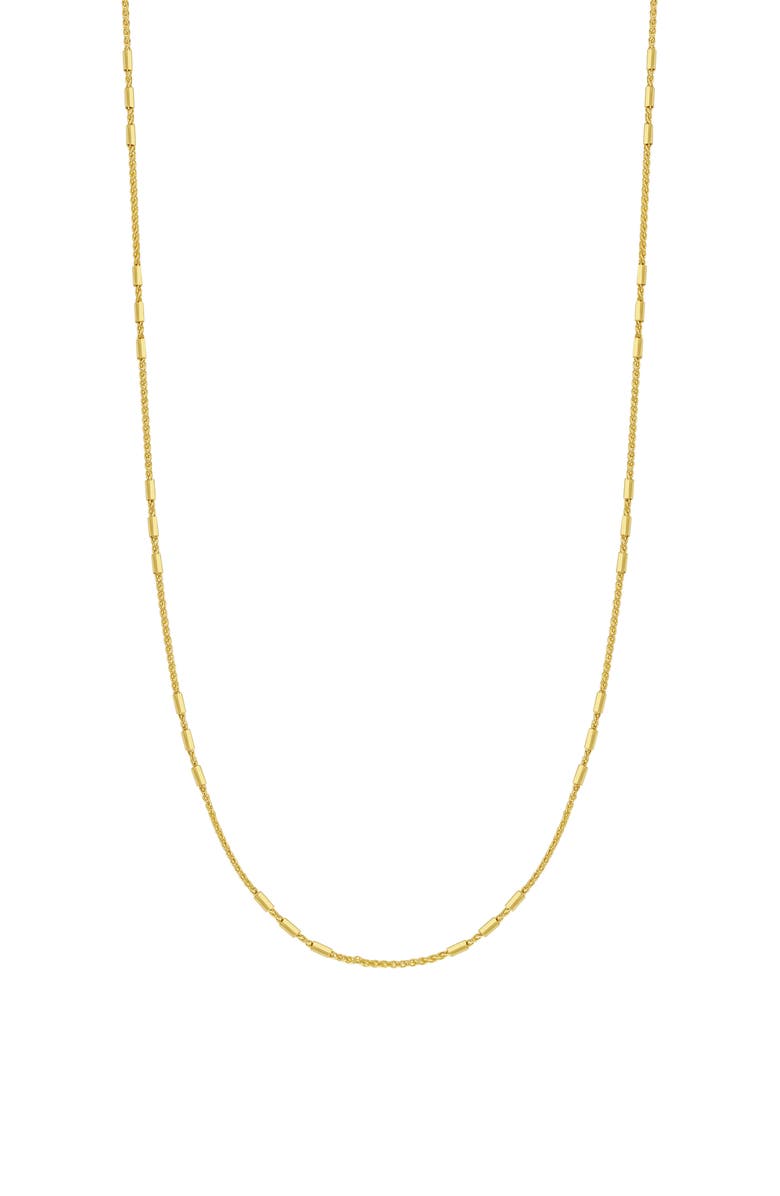 Bony Levy 14K Gold Bar Station Chain Necklace, Main, color, 14K Yellow Gold