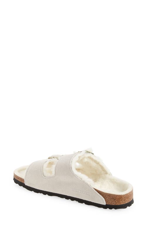 Birkenstock Arizona Genuine Shearling Slide Sandal