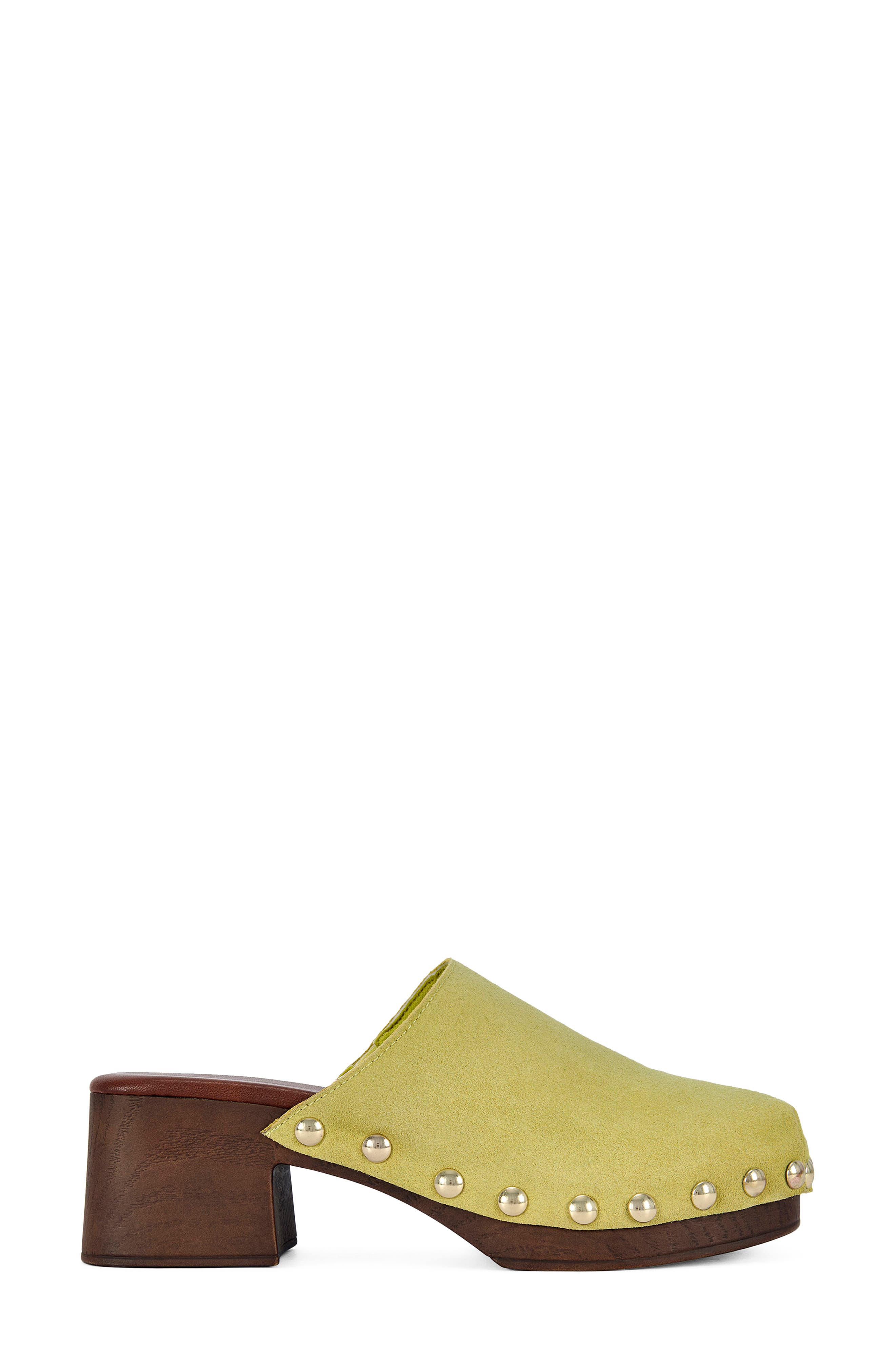 Walinda Suede Clog, Alternate, color, CITRON