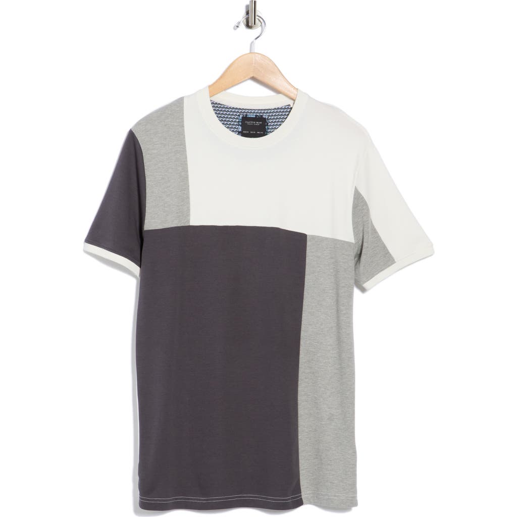Cactus Man Colorblock Crewneck T-shirt