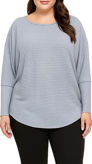 Standards & Practices Dolman Sleeve Rib Top