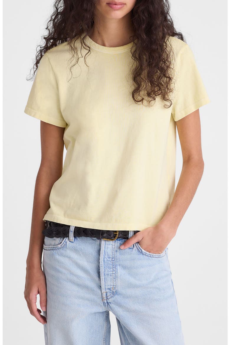 Perfect Crewneck T-Shirt, Main, color, CANDLELIGHT
