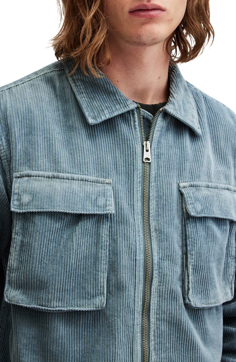 AllSaints Clifton Organic Cotton Corduroy Jacket, Alternate, color,