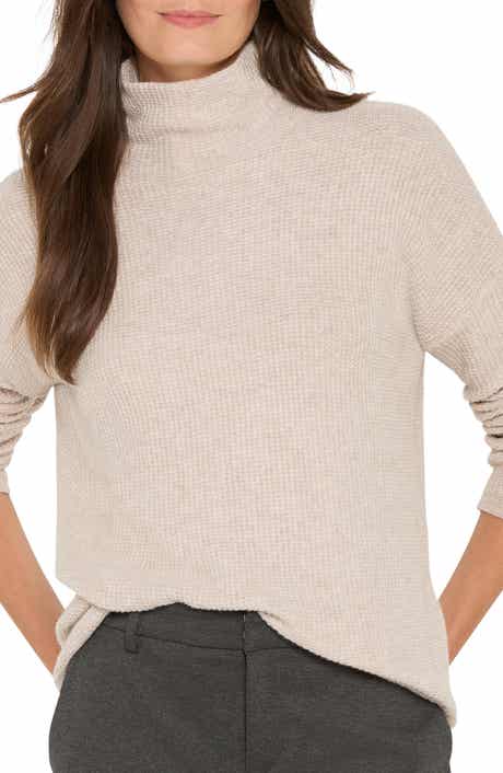 NIC+ZOE Waffle Stitch Tuck Sweater