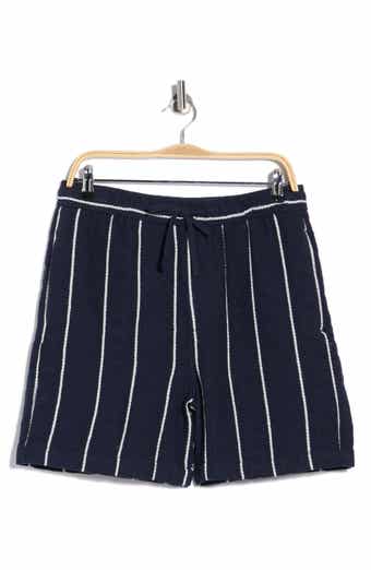 DENIM AND FLOWER Textured Drawstring Shorts