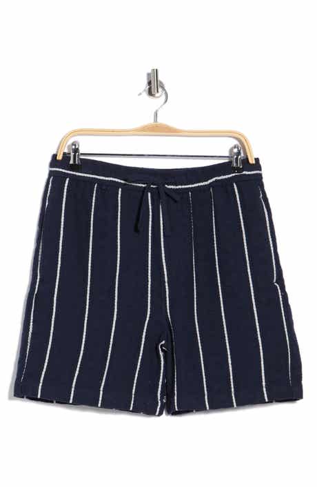 DENIM AND FLOWER Textured Drawstring Shorts
