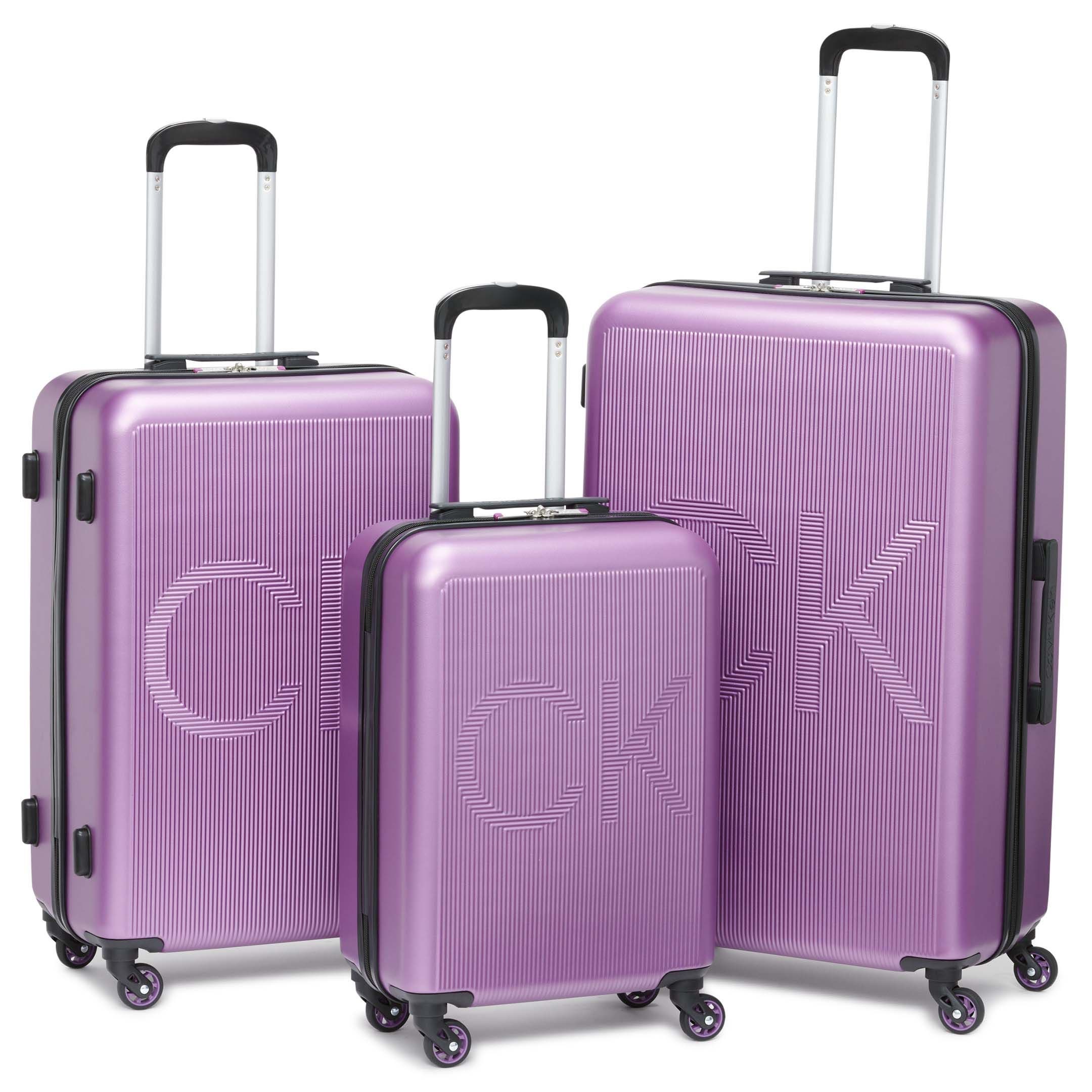 Calvin Klein Vision  3 Piece Luggage Set, Main, color, Amethyst