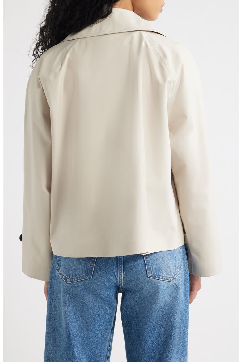Garbo Waterproof Crop Trench Coat, Alternate, color, SHORE BEIGE