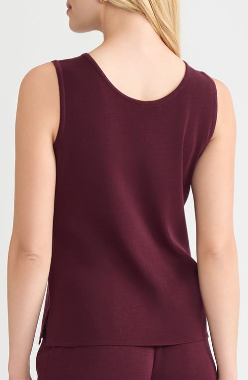Misook Scoop Neck Tank In Multi