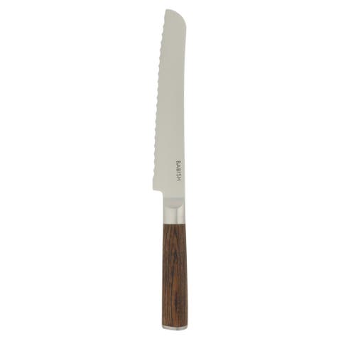 Bread Knife High Carbon 1.4116 German Steel Serrated Knife with Pakka Wood Handle