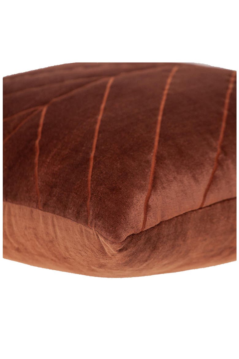 Tobyn Quilted Pillow, Alternate, color, BURNT ORANGE