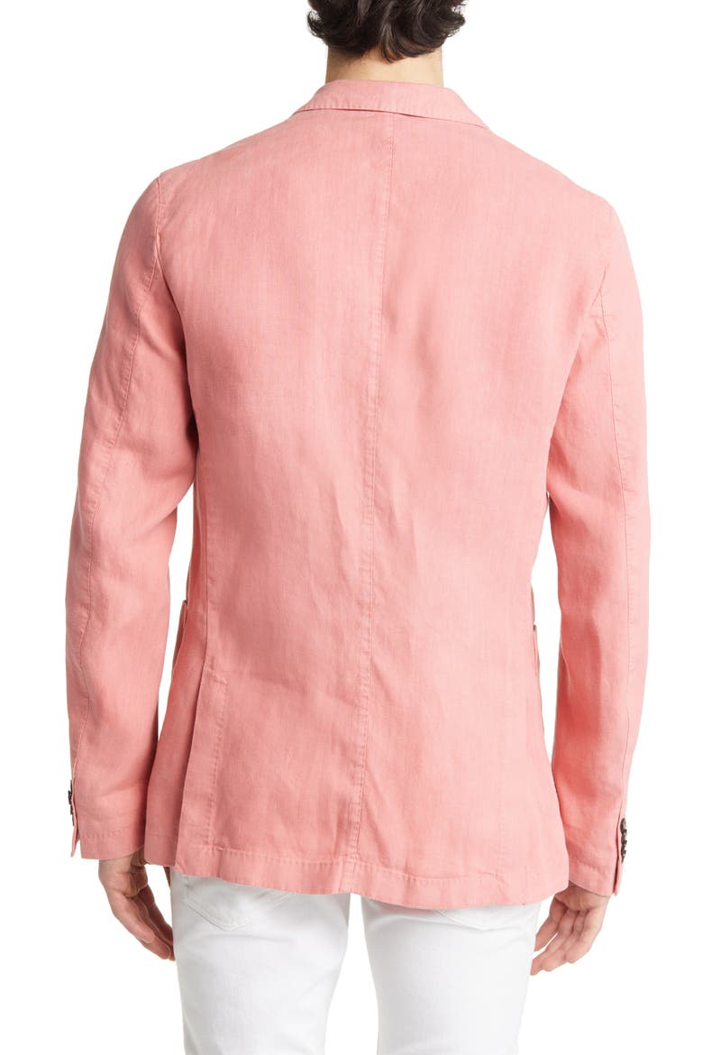 Hanry Slim Fit Linen Sport Coat, Alternate, color, OPEN PINK