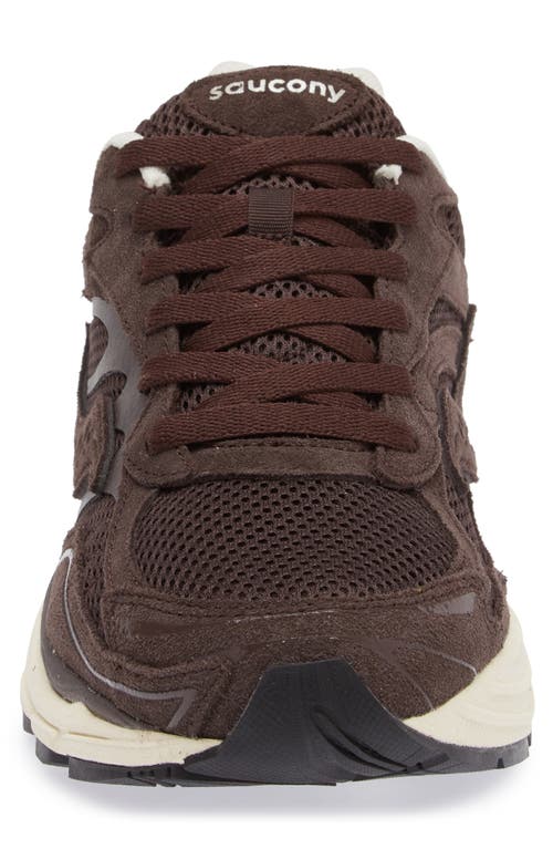 Saucony Gender Inclusive Progrid Omni 9 Sneaker In Coffee/cream