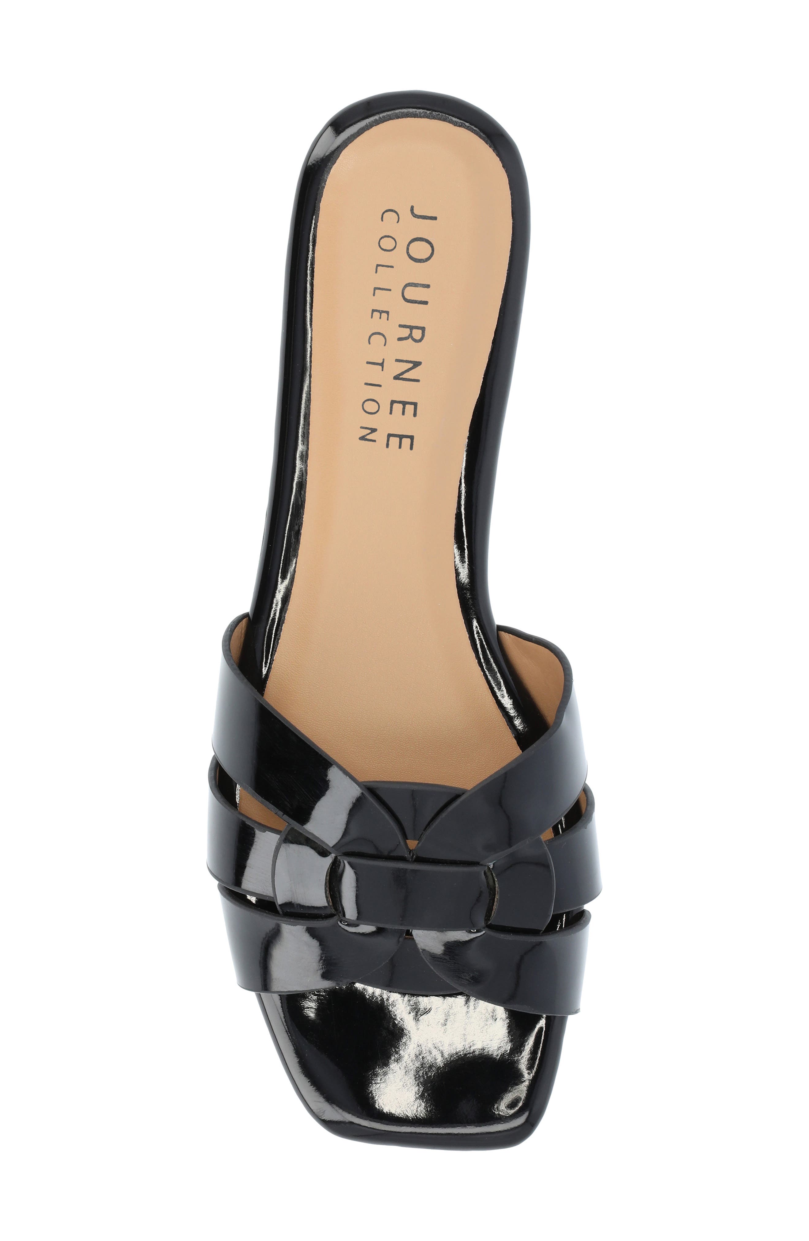 Journee Collection Arrina Sandal, Alternate, color, Black