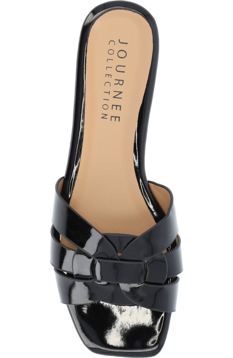 Journee Collection Arrina Sandal, Alternate, color, Black